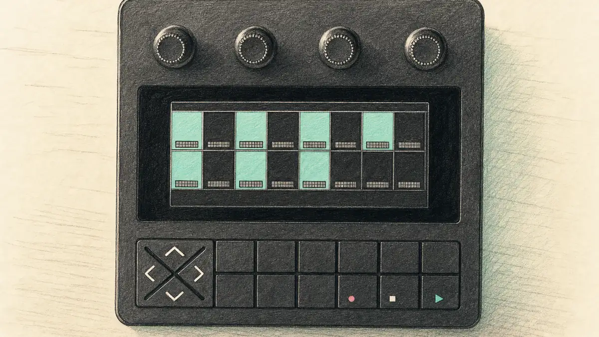 1010music blackbox 2のイラスト(実機を参考に作成)