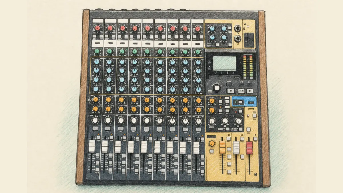 TASCAM Model 12とは｜卓とMTRとインターフェースが1つ