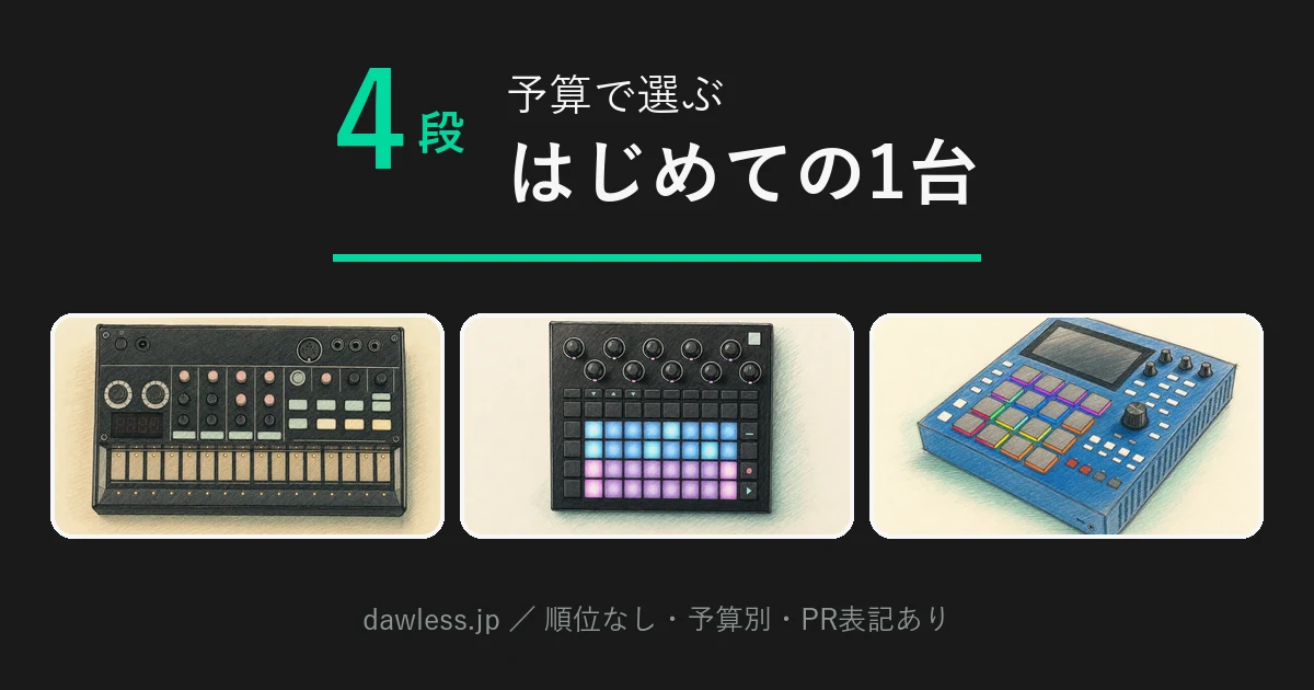 グルーヴボックスのおすすめ｜予算3万・6万・10万・15万で選ぶ、はじめての1台