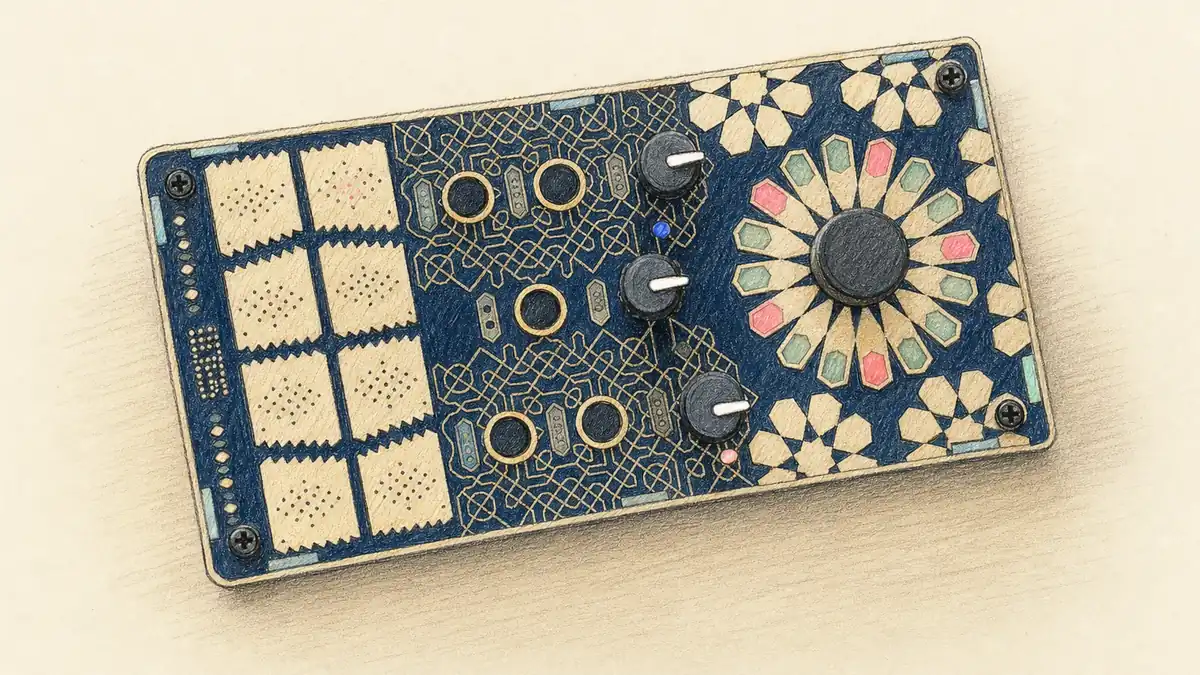 ユークリッドで刻む8音のドラムマシン、Oficina de Sonido Clave。9月17日にKickstarter開始